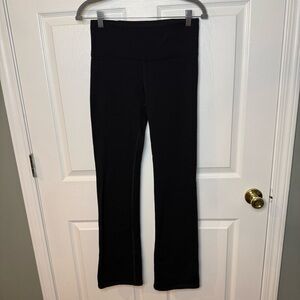 Athleta Altitude Flare Pant in Polartec Power Stretch Size Small Black GUC